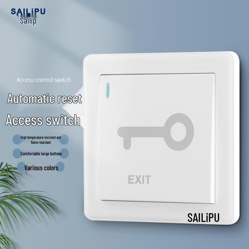 SAILiPU 86-Type Automatic Reset Access Control Exit Button