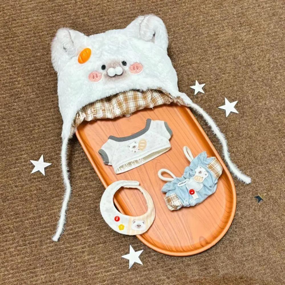 Kitten Baking Bread 10cm 20cm Cotton Doll Changing Clothes No Attribute Clothes Dolls Change Clothes Decorate No Dolll