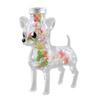 Chihuahua Candy Jar With Secure Lid Dog Treat Glass Jar Pet Snack Storage Container for Cookies Candy Coffee Pods