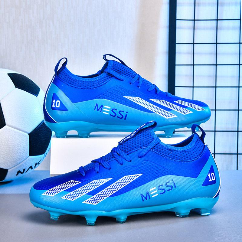 Summer New Football Shoes Youth Spike Training Shoes Primary And Secondary School Students Non-Slip Wear-Resistant Sports Shoes