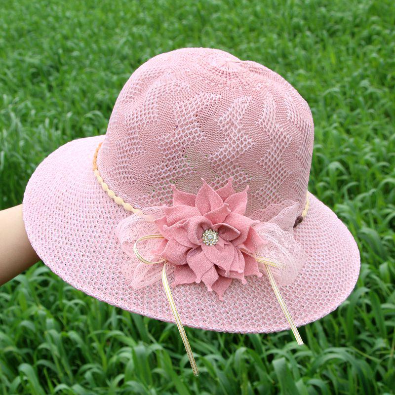 Women's Summer Sun Protection Straw Hat with Face Covering - Breathable Korean Style Beach Hat