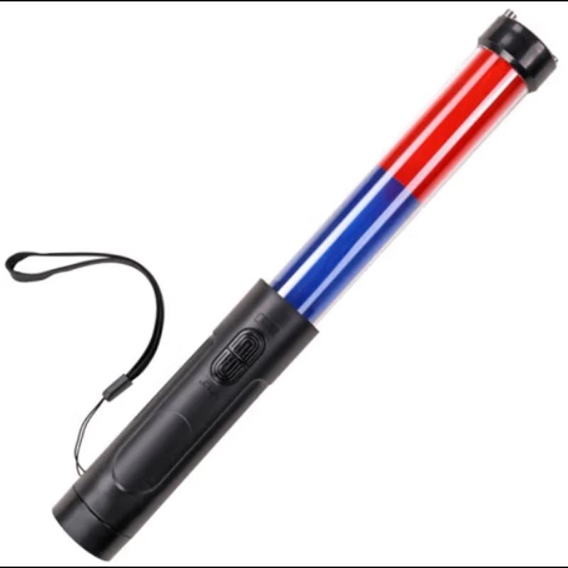 Rechargeable Traffic Safety Baton with Whistle