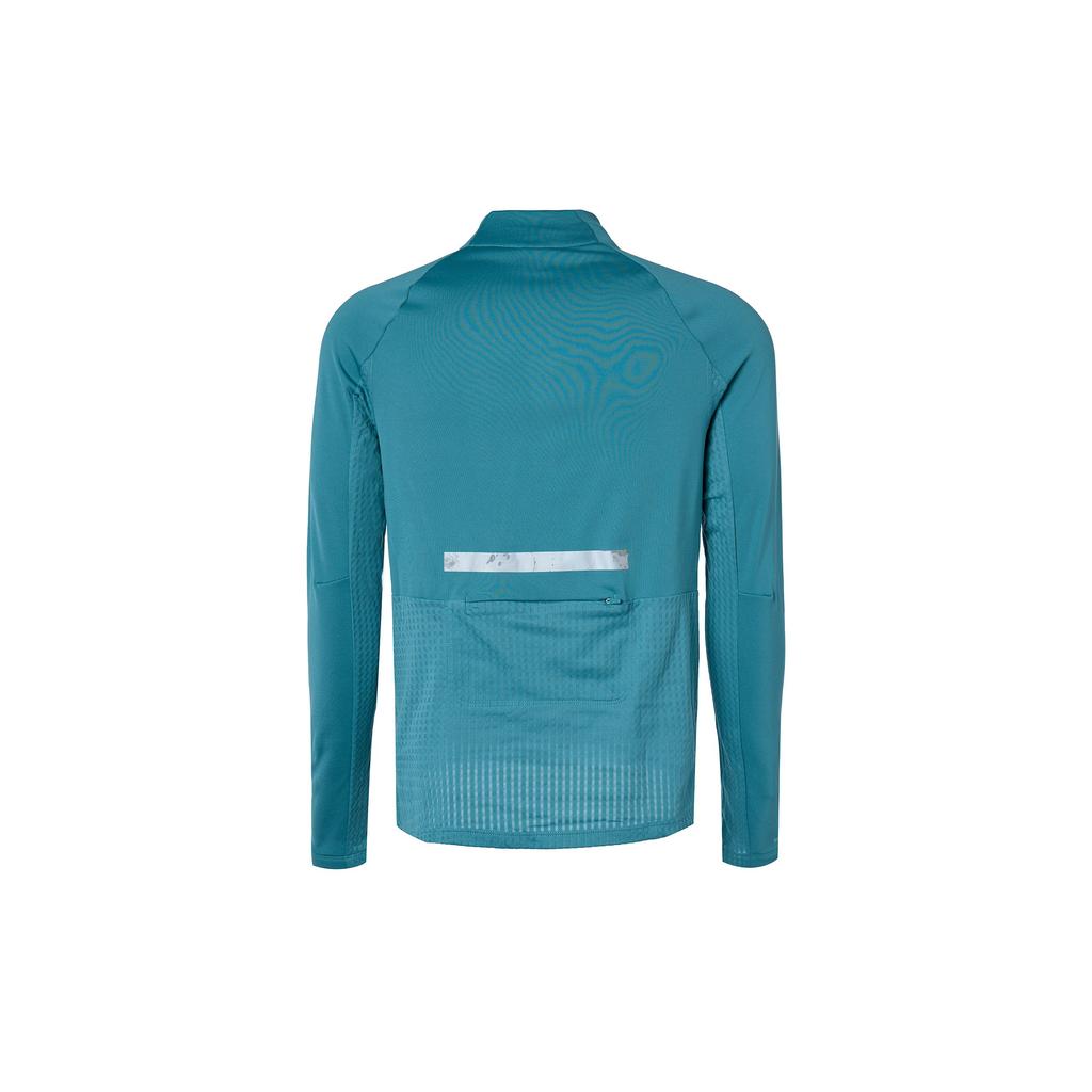 Nike Camiseta de Corrida de Manga Comprida com Meio Zíper Therma-Fit Element com Mangas Raglã e Patch com Logotipo Masculino Tops Azul DV9298-379