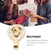 Virgin Mary Pendant Exquisite Color         Steel Mother of God Pendant for Women Christian