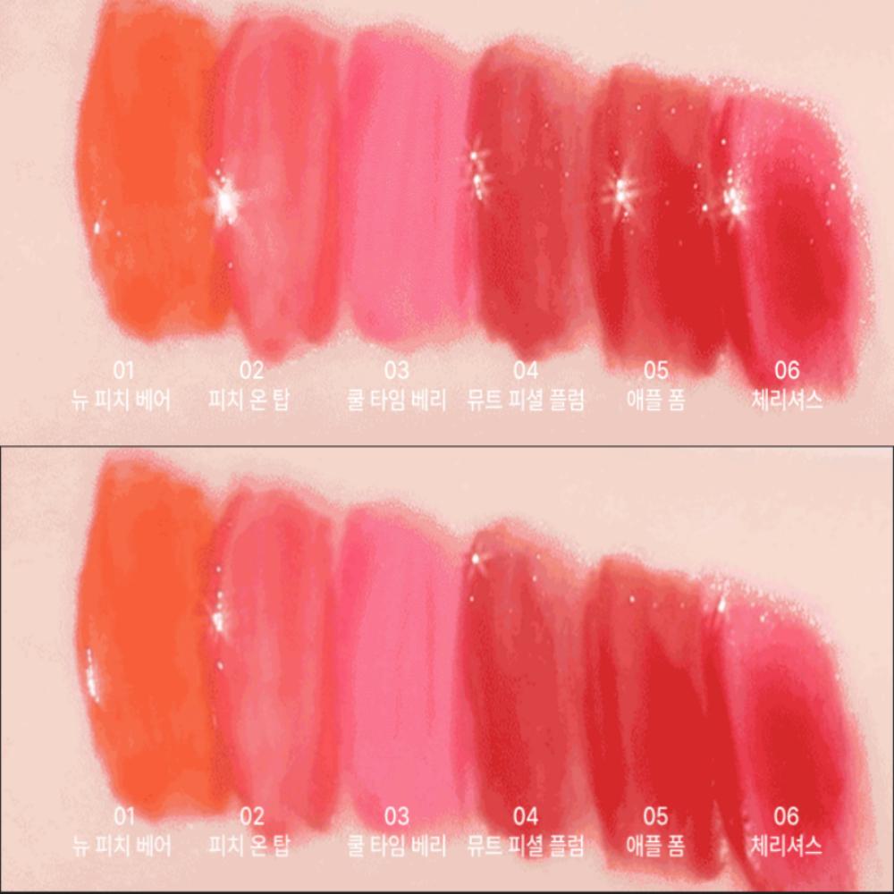 Milk Touch Jelly Fit Tinted Glow Tint, 01 New Peach Bear, 4g, 1 sztuka