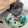 1PC Angel Harp Office Round Area Rug, Under Office Chairs Bedroom Living Room Home Decor, Carpet for Office -1110057