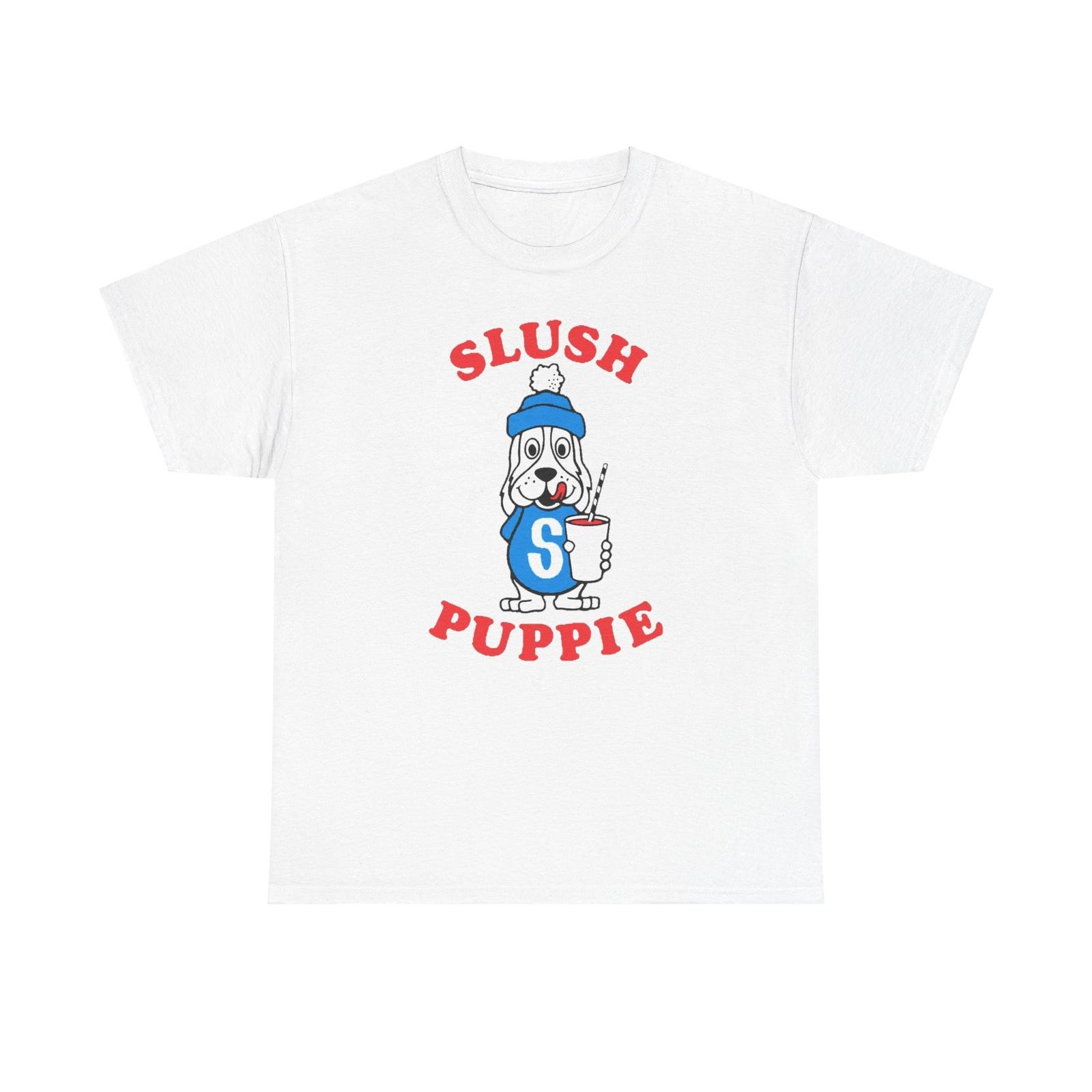 

Ретро футболка с принтом в стиле мультфильмов Sno-Cone Icee Slush Puppy, унисекс, из плотного хлопка 3XL