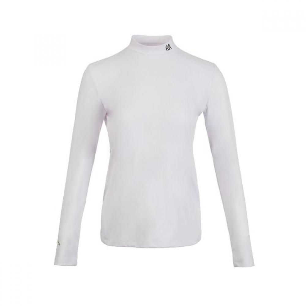 Rolling Rollie Women High Neck T shirT whiTe Braun/S
