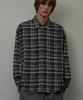 La Chemise Oversize à Carreaux Ab Pier Wave Noir