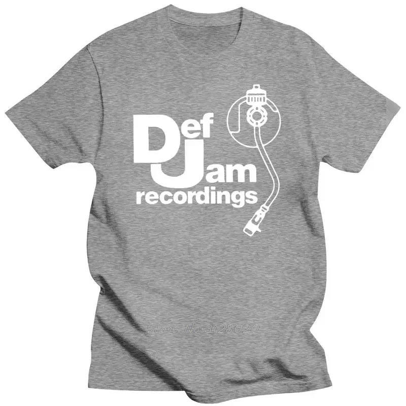 Mens DEF JAM Recordings Logo Classic Rap Hip Hop Print NAS TShirt Mens Spring Summer 2024 Cotton Graphic T Shirt casual tshirt S