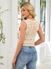 Summer Hollow Knitted Vest Cardigan Top for Women