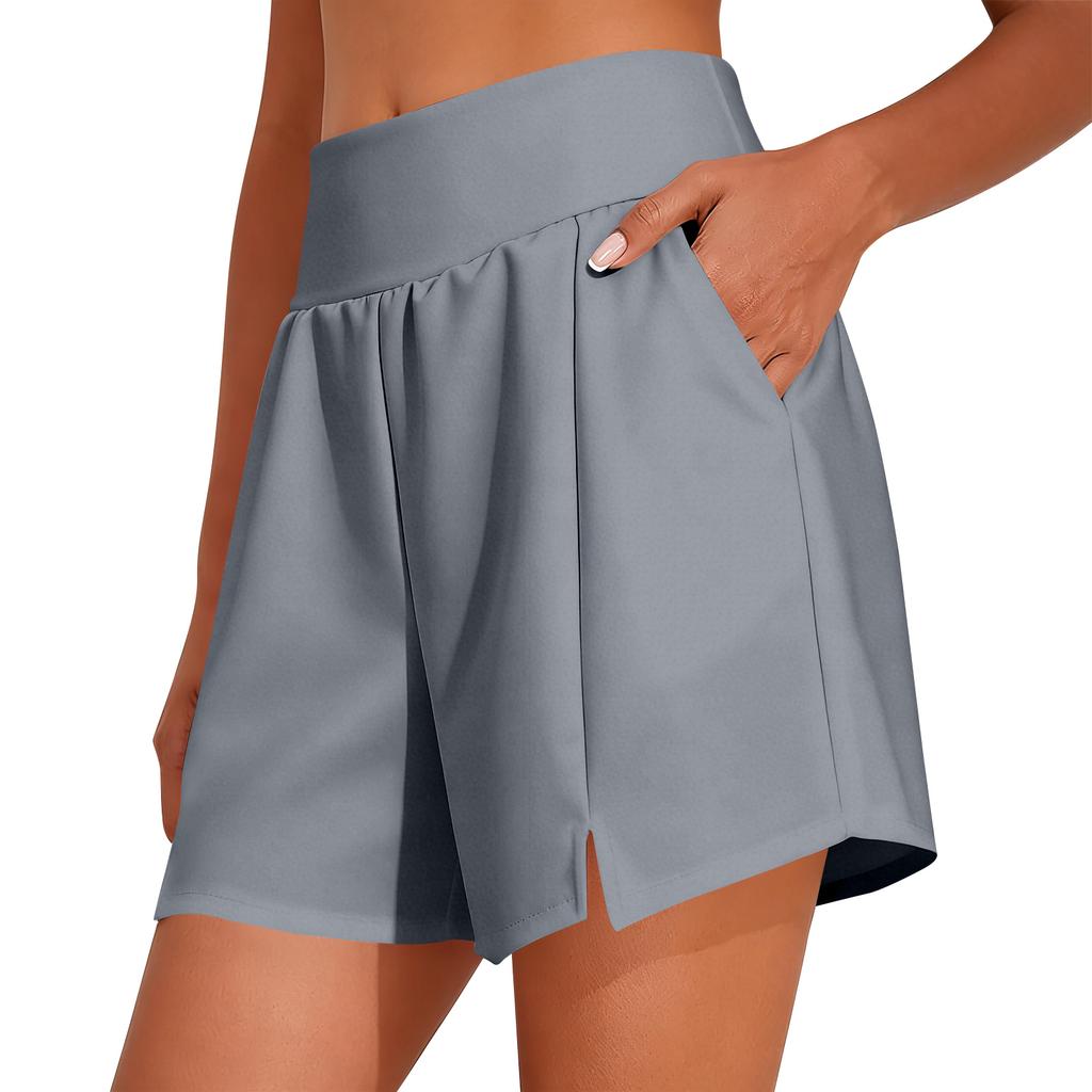 Women's Casual, Loose, -color Shorts