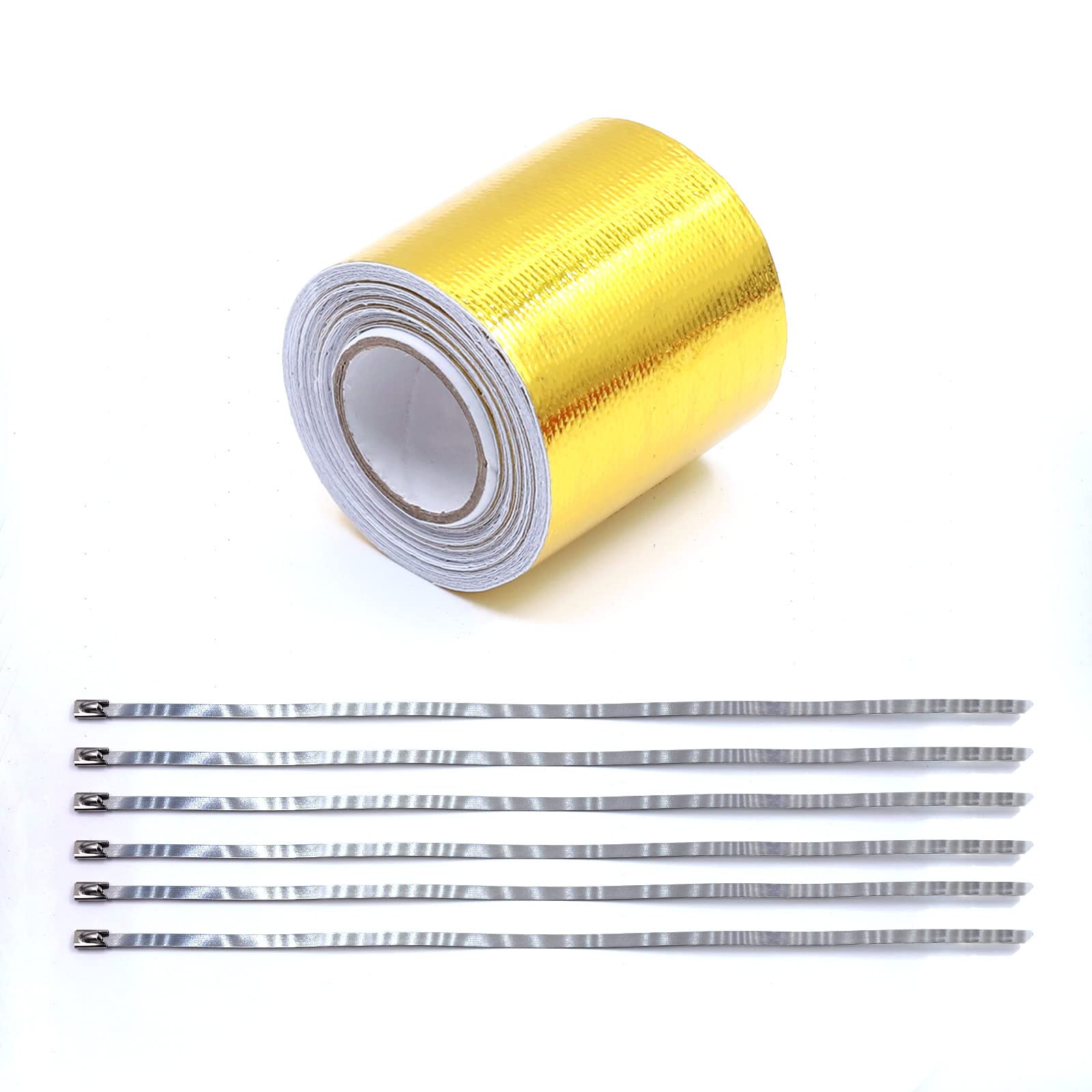 

X-STYLE Термолента Золотая Термолента Термостойкая Лента Впускные Патрубки Глушитель Двигателя Тепло