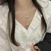 Su Chuang S925 Sterling Silver Round Bead Necklace - Simple Women's Sweater Chain, Ins Style, High-End Niche Design Clavicle Chain