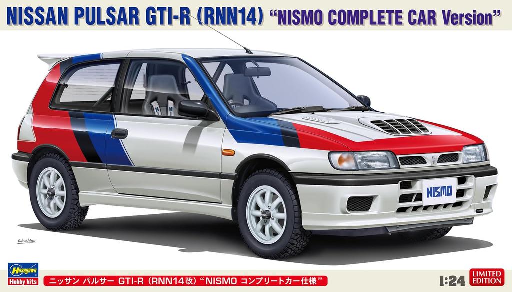 Hasegawa Nissan Pulsar NISMO Plastic Model Kit 20714 1/24 GTI-R (RNN14 Modified) (Car)