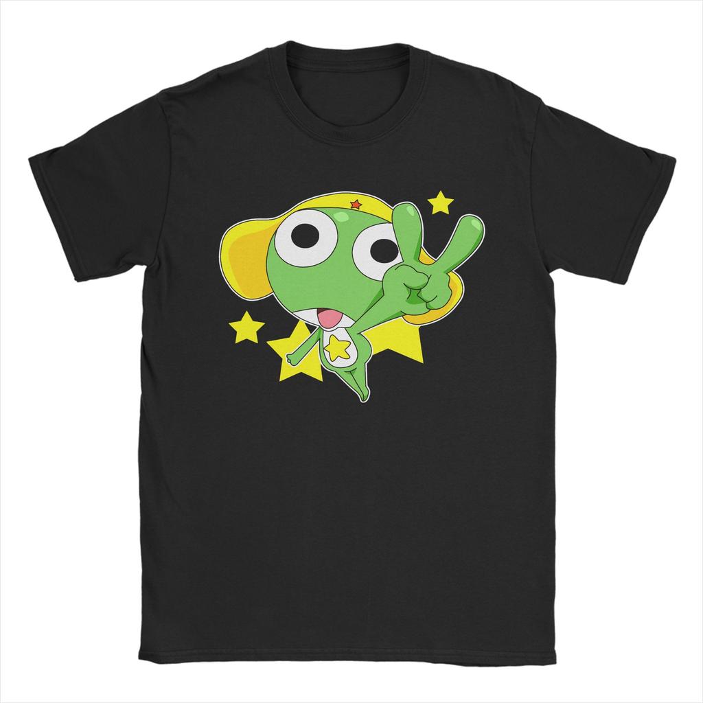 Cute Sgt Frog Keroro Comedy Anime T Shirt Men Women 100 Cotton TShirts Round Neck  Tees Short Sleeve Clothing Gift Idea