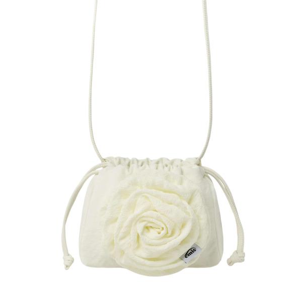 EMIS CORSAGE STRING MINI BAG (Ivory, Pink, Black/Ivory)