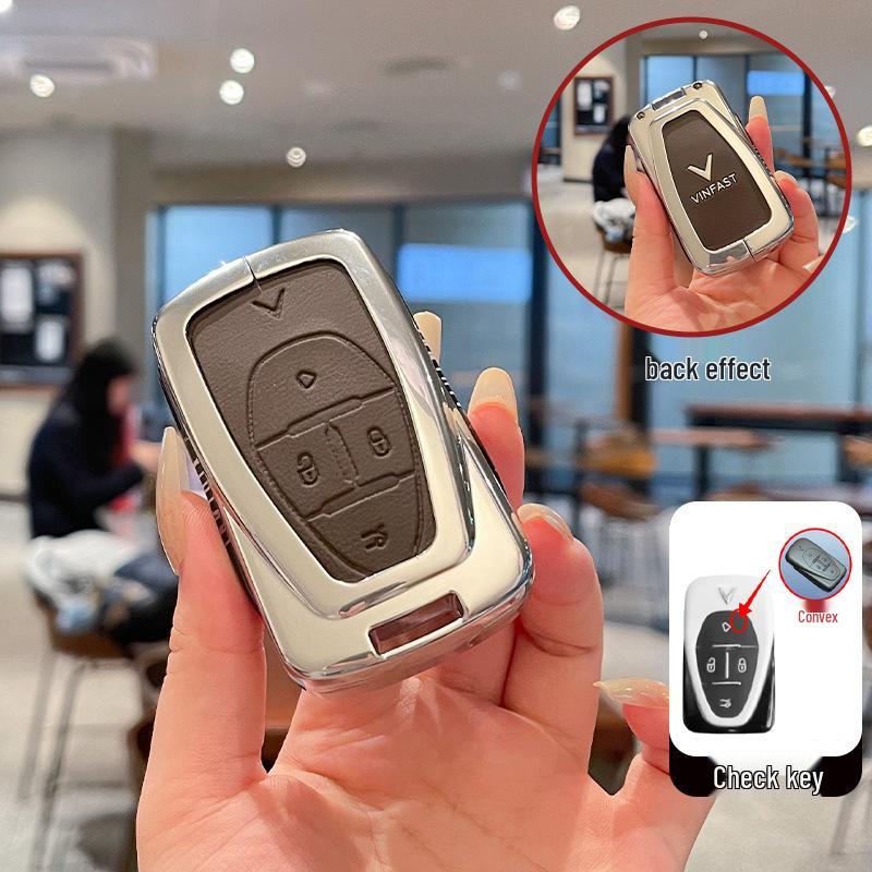 VinFast VF8 Key Case V3 - Premium Car Key Protective Shell & Buckle