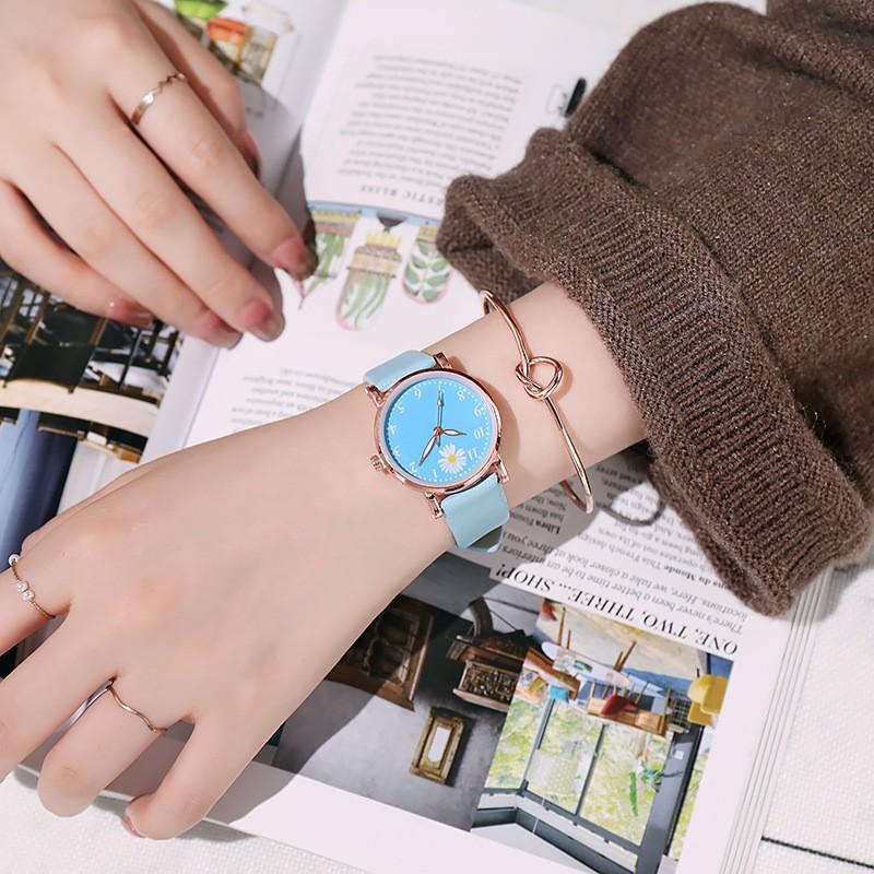 Little Daisy Popular Watch Ancient Port Style Student Exam Special Female Student Junior High School Birthday Gift Art Academy