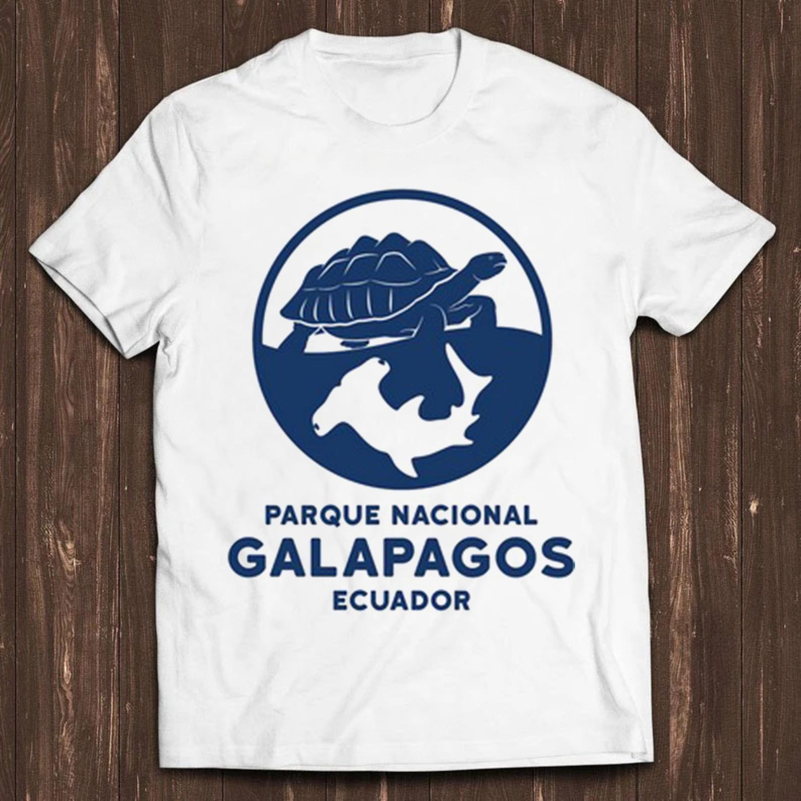 Galapagos Island T Shirt National Park Turtle Shark Cool Gift Tee C172 S