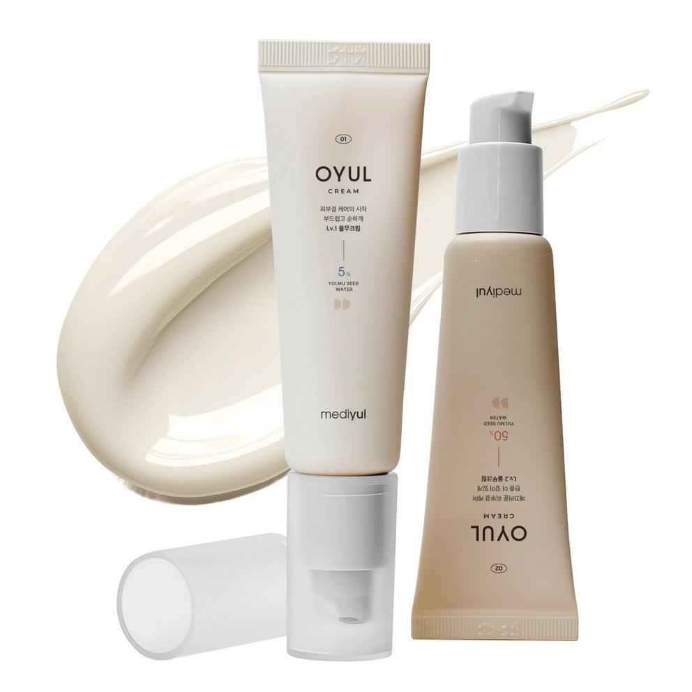 

MEDI YUL Yulmu Cream 1+1 (Job s Tears Cream) - Gentle Exfoliation, Sebum Control, and Hydration