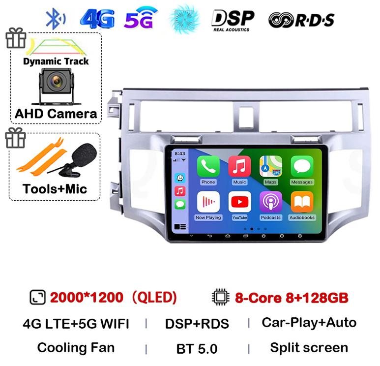 Android 14 Carplay Auto For Toyota Avalon 3 2005 2006 2007 2008 2009 2010 Car Radio Multimedia Player Stereo GPS WIFI Head Unit
