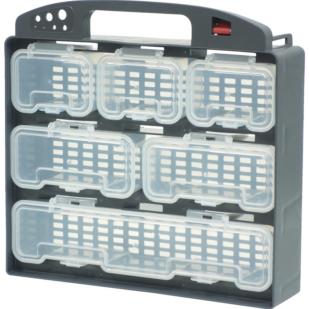 

JEJ Astage Active Unit Mini Case Storage Tool Box Disaster Prevention x Глубина 7 x Высота AU-MIX [Ширина 30,5 29 см]