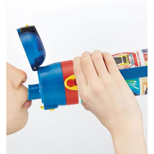 Skater Children's Stainless Steel Water Bottle Direct Drinking 470ml Plarail 24 Child-Friendly Lightweight Type Cold Storage Boys Waterbottle Sports B
