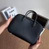 Large capacity tote bag women's 2025 new high-end retro commuter portable messenger bowling Boston bag