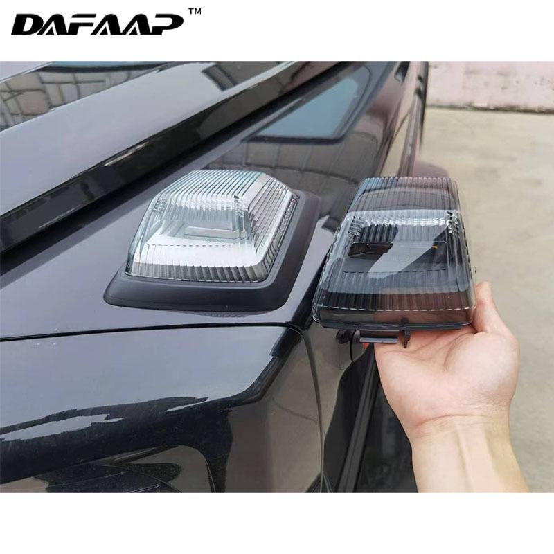 Smoked Corner Light Assembly for Mercedes G-Class W464, Easy Install, Modified Turn Signal