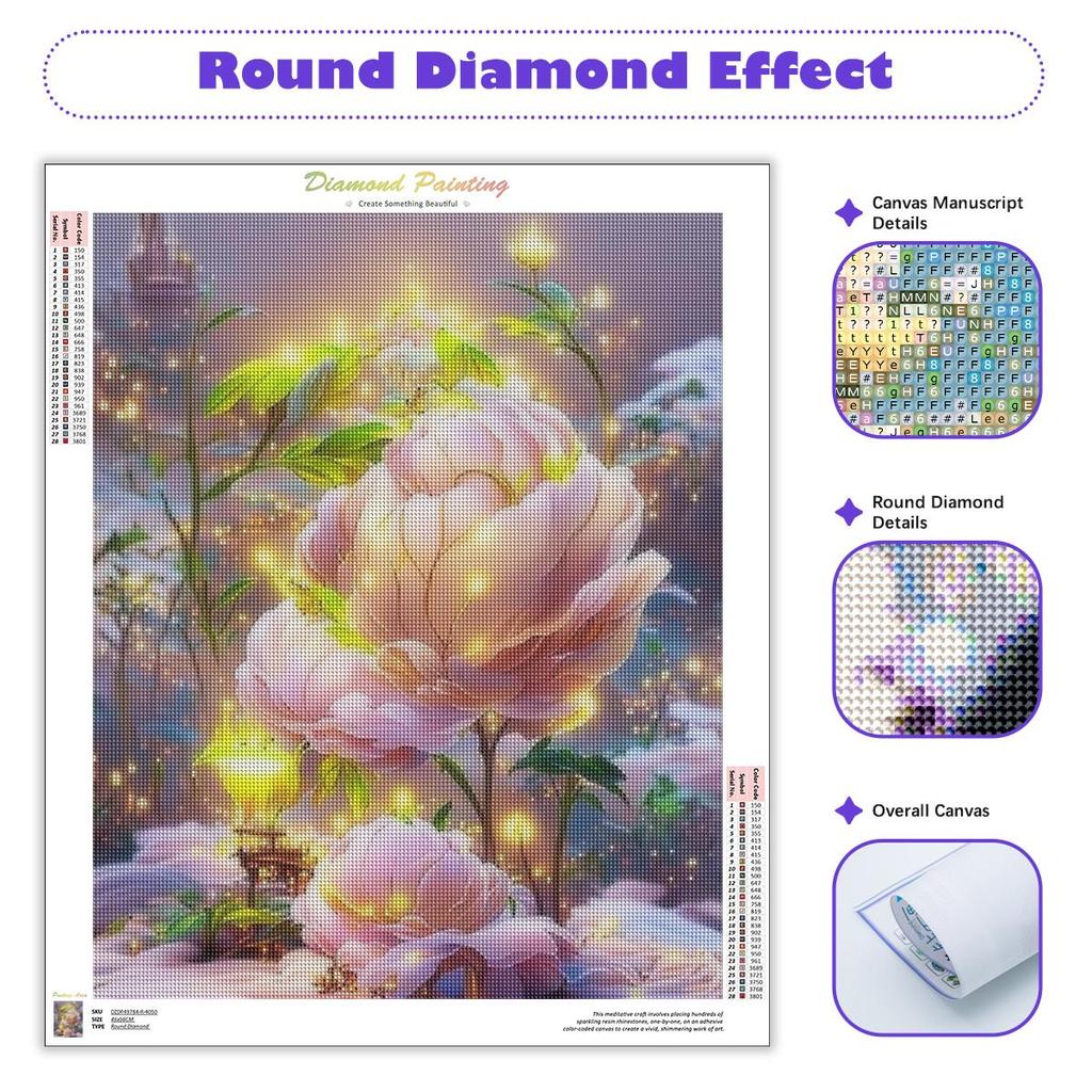 Diy Diamond Painting For Adults Landscape Full Round Handicraft Diamond Embroidery Picture Of Rhinestone Wall Art 30x40cm/12x16inch
