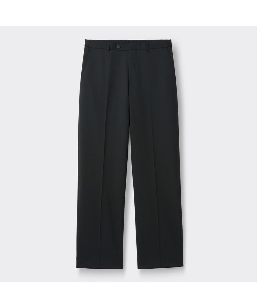 Keoseuuteommellou Black Relaxed Fit Wool Blended Setup Pants Cwpas26221Bkx