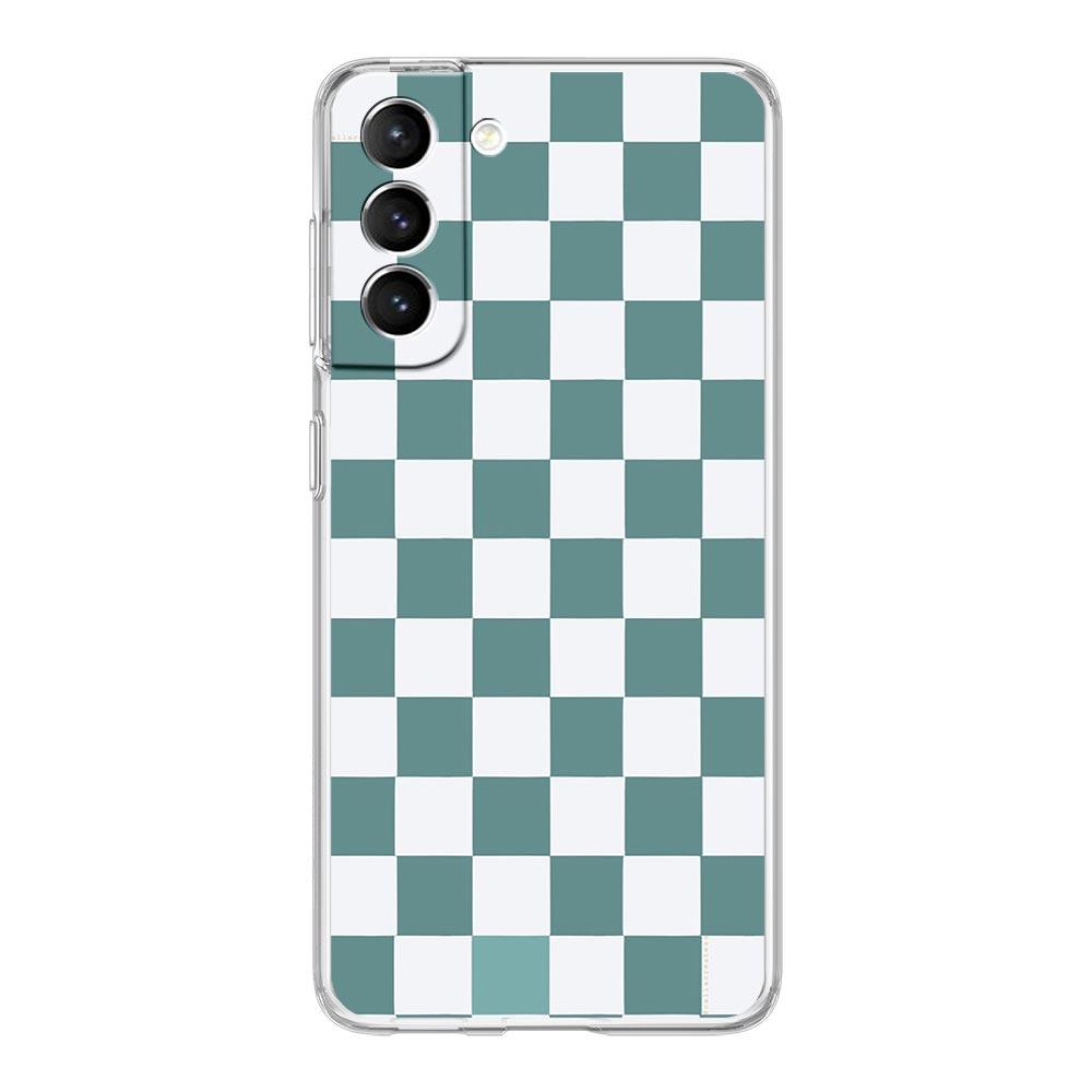 Checkerboard Plaid Checked Phone Case For Samsung Galaxy S23 Ultra S22 5G S20 S21 FE 5G S10E S9 S8 S10 Plus Soft Clear Cover
