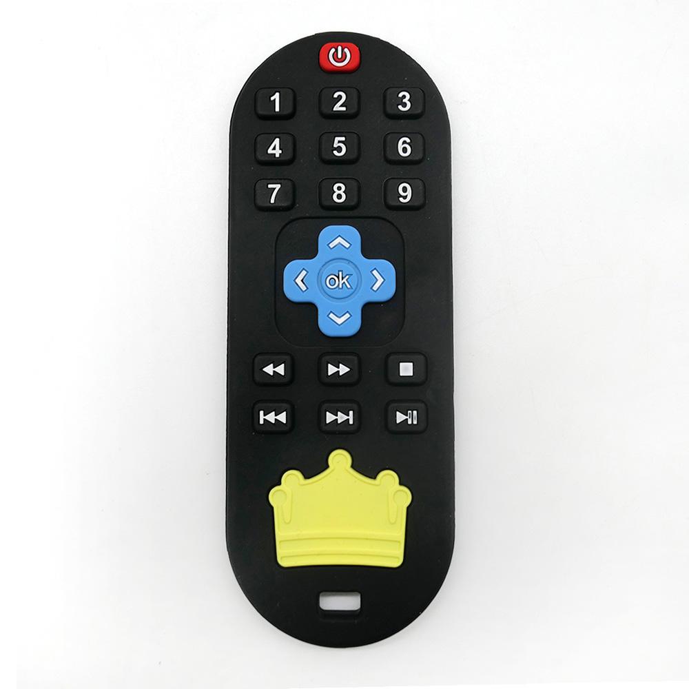 Non-Toxic Simulated Remote Control Teether Baby Pacifier Anti-Thumb-Sucking Soothing Toy For Chewing And Stress Relief