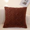 Plush Solid Color Pillow Bed Bedside Pillow Core Sofa Pillow