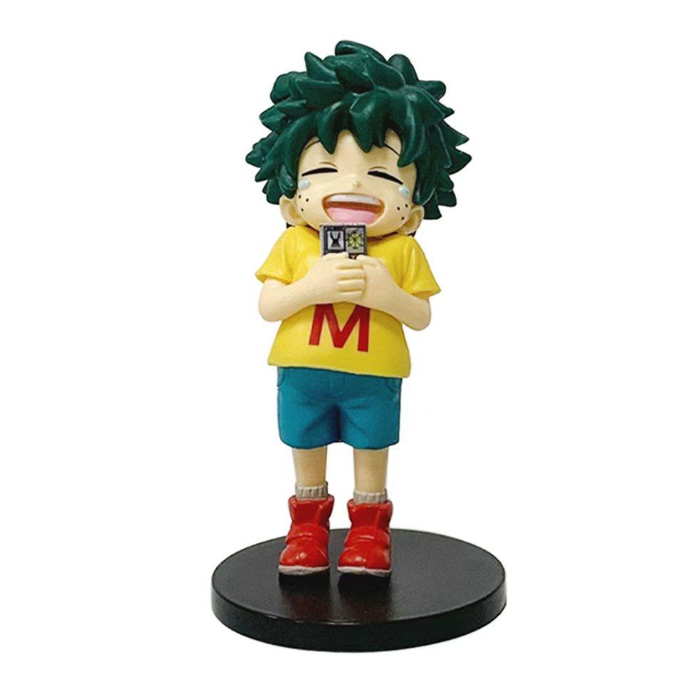 

New Arrival | In Stock Gift | My Hero Academia Childhood Izuku Midoriya / Childhood Katsuki Bakugo Figure Model Decoration Doll (As shown-16715)-