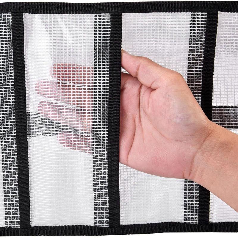 Fish Bait Organizer Wrap PVC Roll Up Fishing Bait Protective Covers Waterproof Tackle Organizer Bag for Women Girls Teens Youth