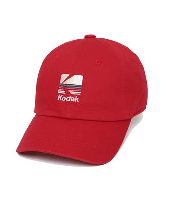 KODAK Signature Fit Rainbow Embroidered Ball Cap Red