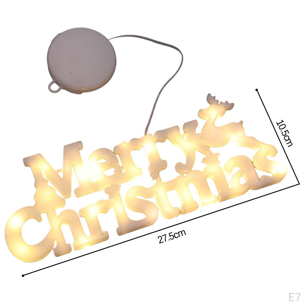 Letter Light Signs Night Decorative LED Bead Lights for Christmas Garland Gift