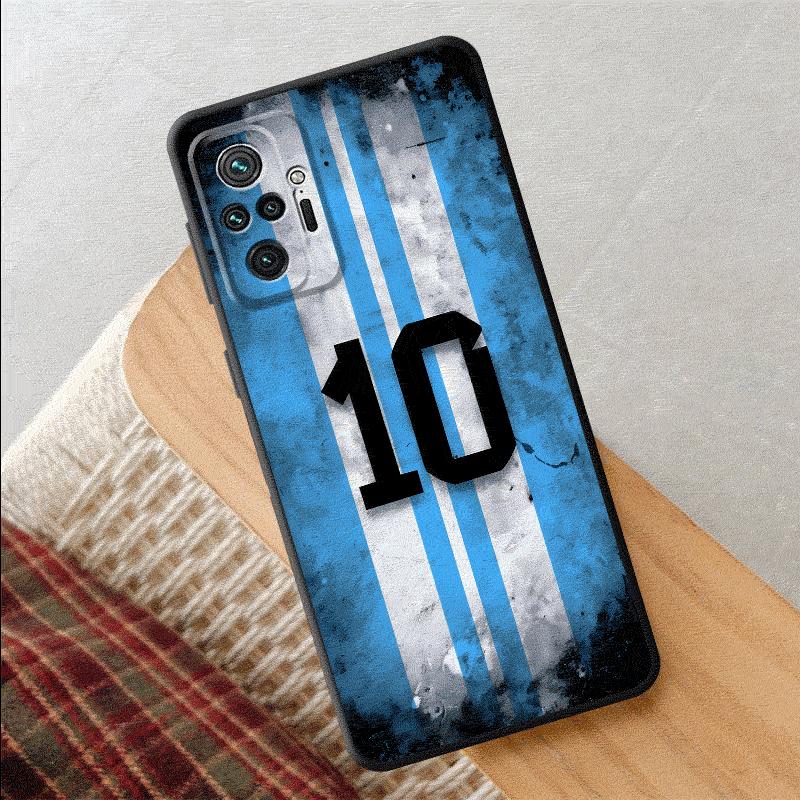 Cool Football Number Phone Case Xiaomi For Redmi 9 9A 9i 9C 9T 10 2022 10C 10A 12 12C 13C 14C K40 Pro A1 A2 Plus A3x A4 Cover