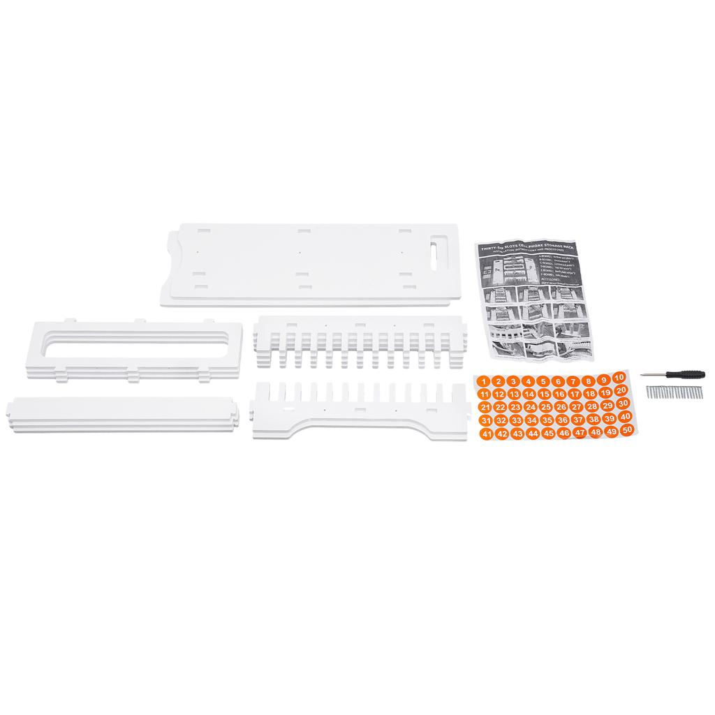 Suporte de Celular com 36 Compartimentos, Organizador de Armazenamento de Telefone em PVC de Alta Resistência com Compartimentos Numerados para Gerenciamento de Sala de Aula e Escritório