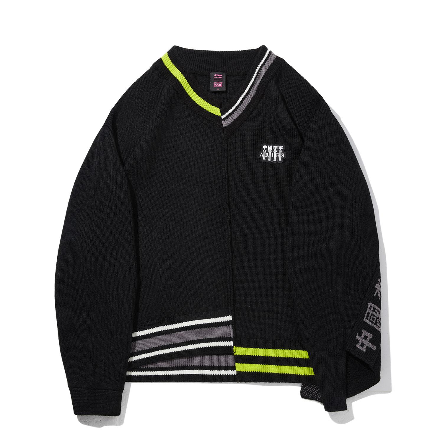 Свободный трикотажный свитер пуловер Li Ning Aries Collaboration женский AMBV437-2 S