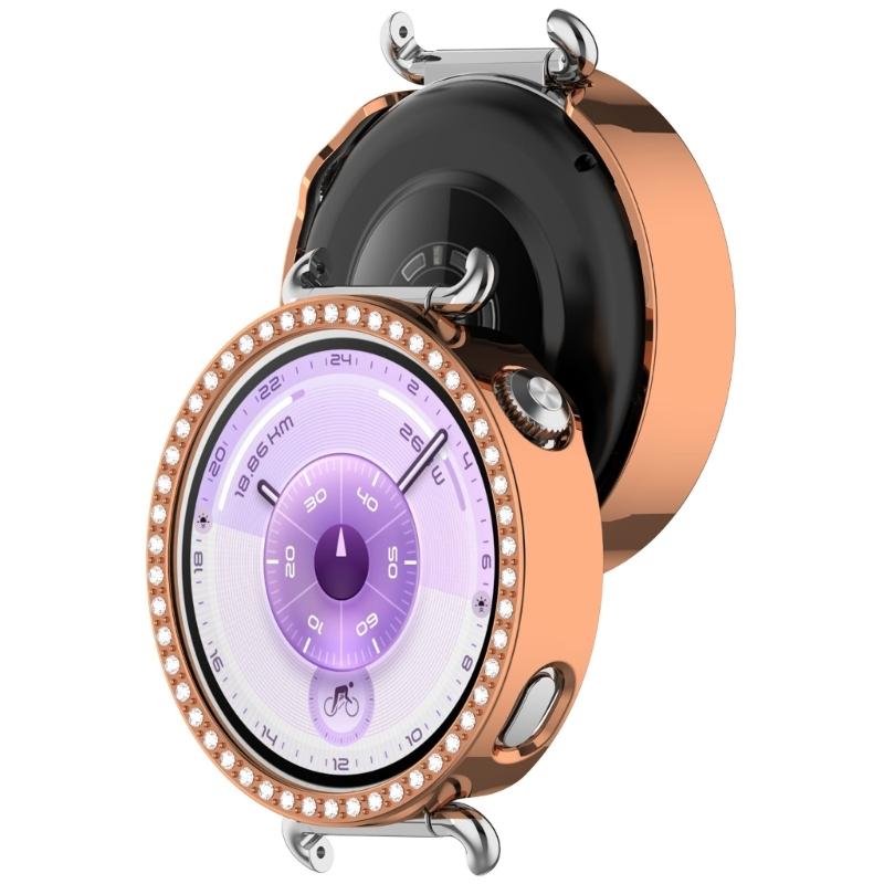 Scratch Resistant Watch Protective Case Frame for Watch GT6 41mm Smartwatch Hollowed Single Row Decorations