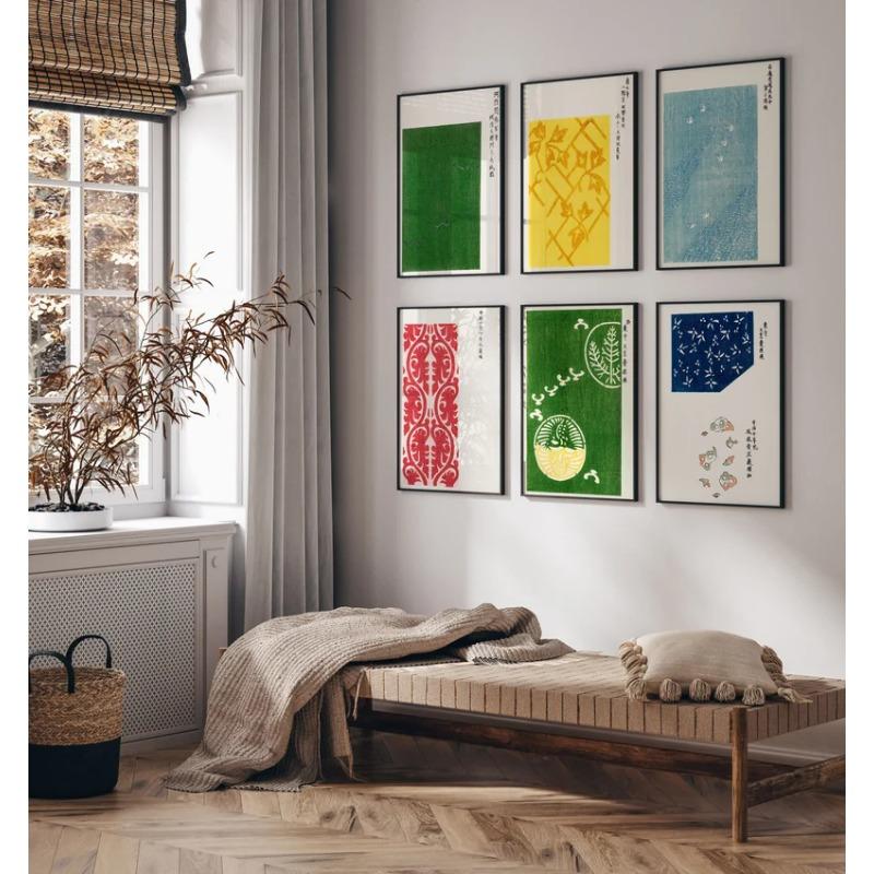 Taguchi Tomoki Vintage Japanese Exhibition Woodblock Poster and Prints Canvas Paintings Wall Art Pictures Home Decor Gift