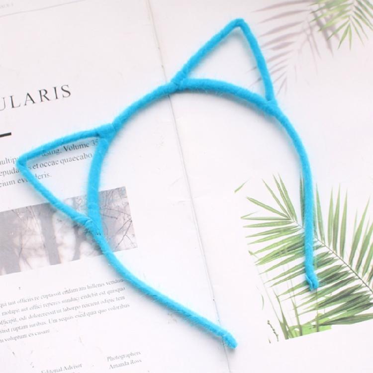 Cat Ear Headbands Hairband Hair Hoop for Women and Girls Plush Hair Accessories
