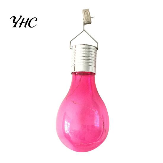 Outdoor Colorful Solar Powered LED Light Bulb Party Garden Yard Hanging Lamp