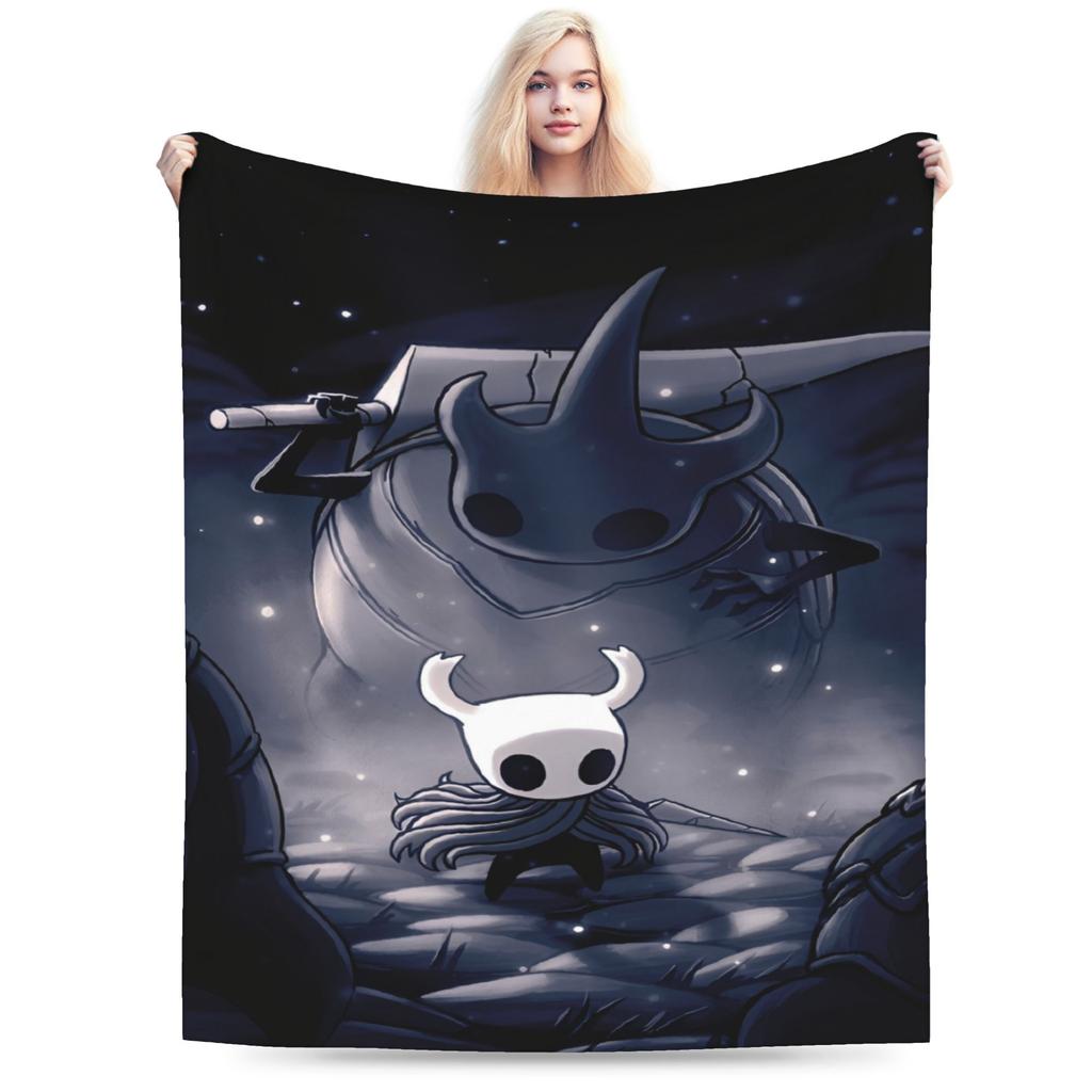 Hollow Knight Funny Games Blanket Lightweight Thin Flannel Novelty Gift Throw Blankets Quilt