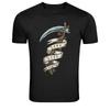 Love Life Death Grim Reaper Scythe Tattoo Style Graphic T-Shirt
