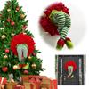 Christmas Elf Leg Wreath Xmas Tree Topper Garland Ornaments Christmas Wreath Elf Legs Garlands for Front Door Holiday Decor