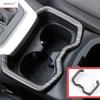 Central Console Front Water Cup Holder Panel Cover Trim For TOYOTA RAV4 RAV 4 XA50  - 2025 ABS Matte Interior Accessories
